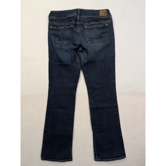 American Eagle Womens Jeans Kick Boot Stretch Size 8 Regular Blue - Picture 2 of 9